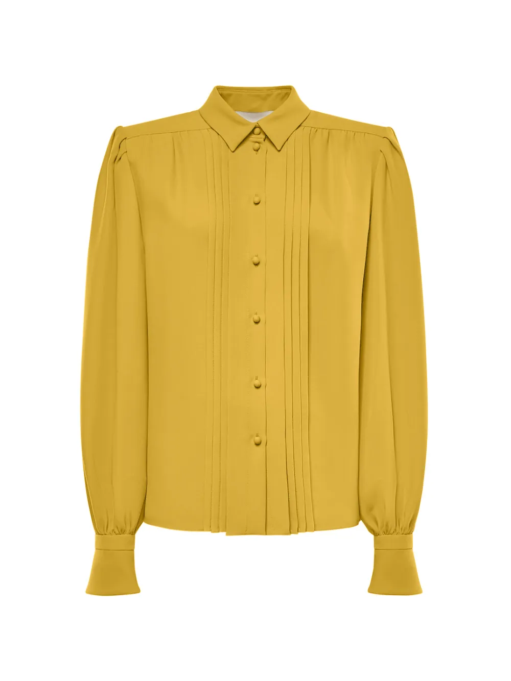 Valentino Garavani Cady Couture overhemd Geel