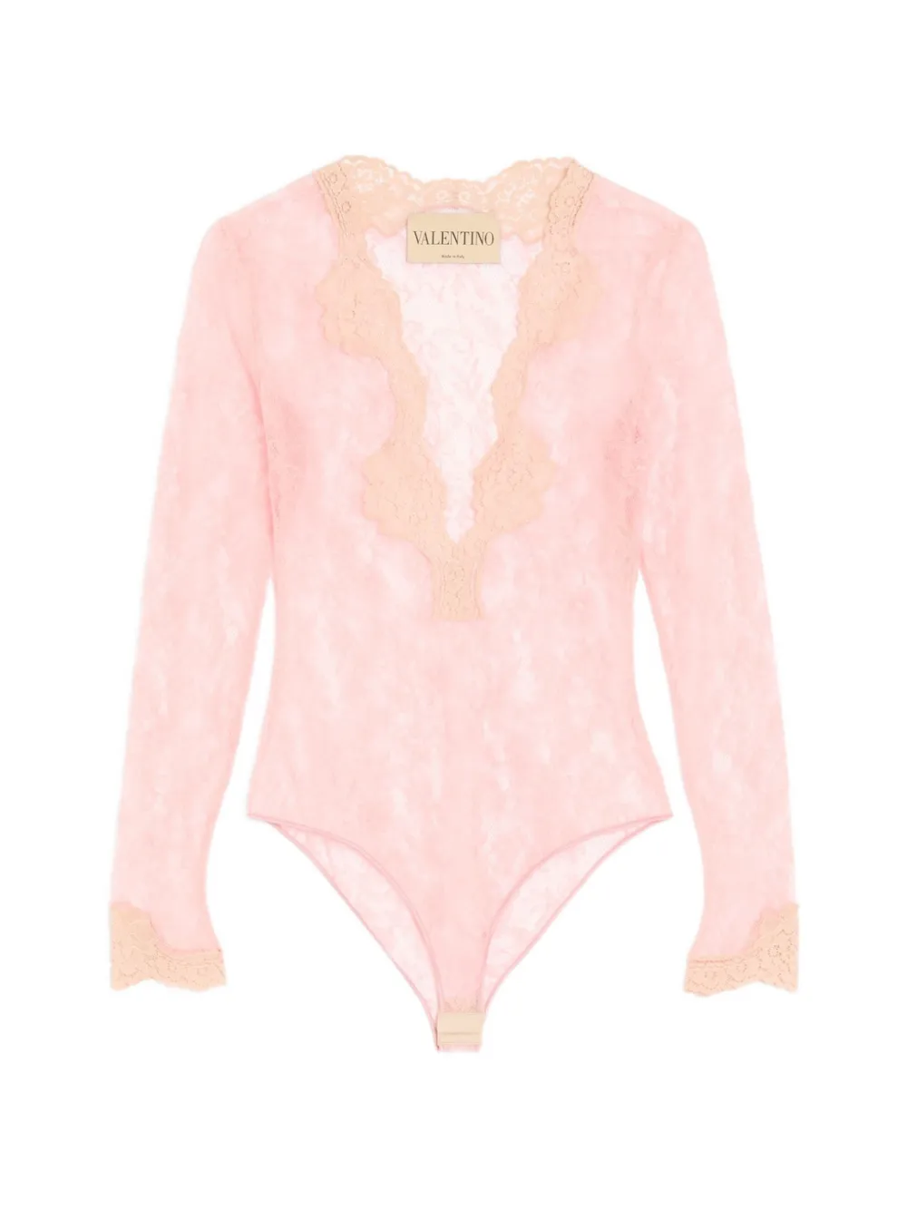 Valentino Garavani stretch lace bodysuit - Pink