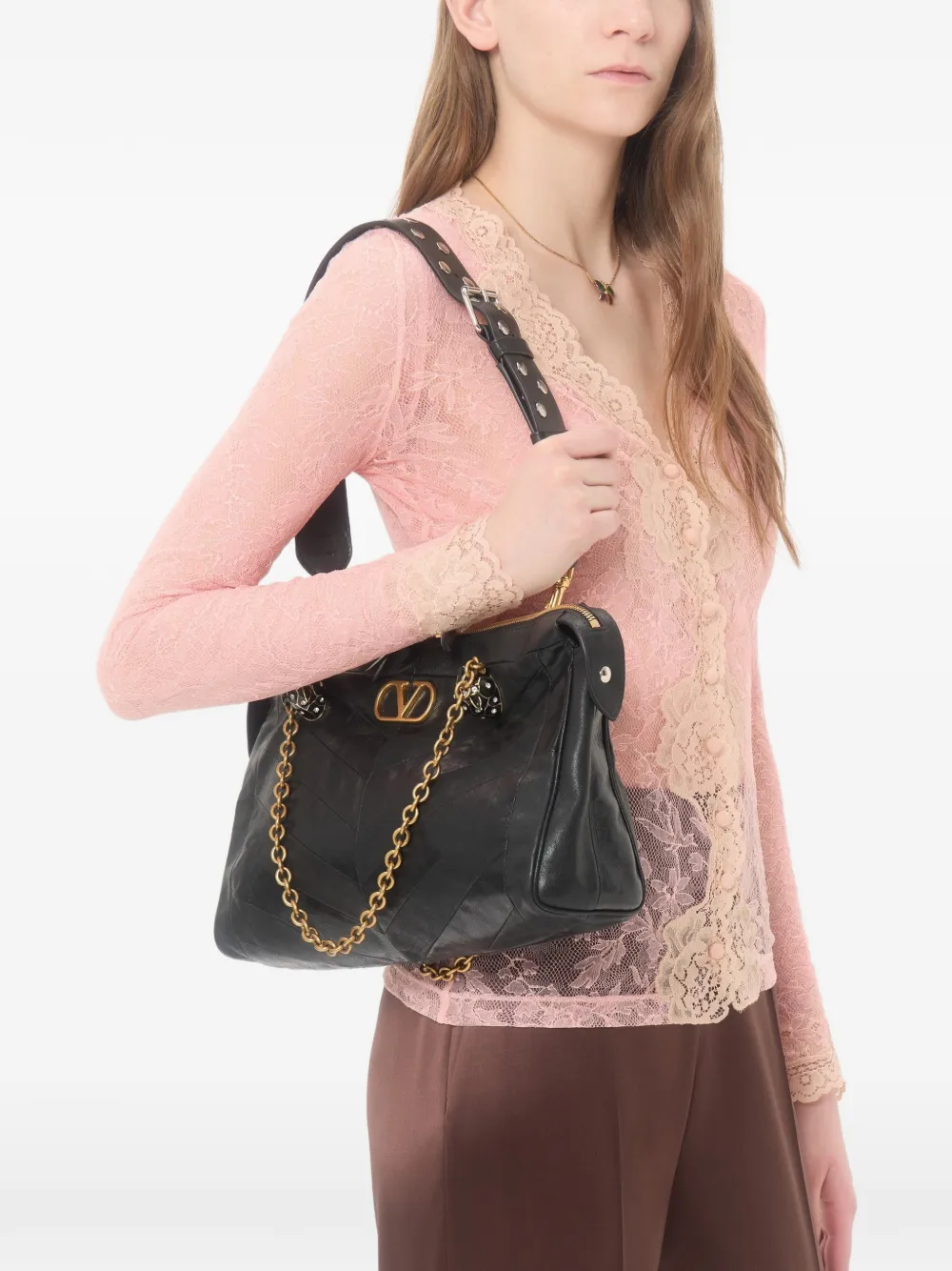 Valentino Garavani レース ボディスーツ | ピンク | FARFETCH JP