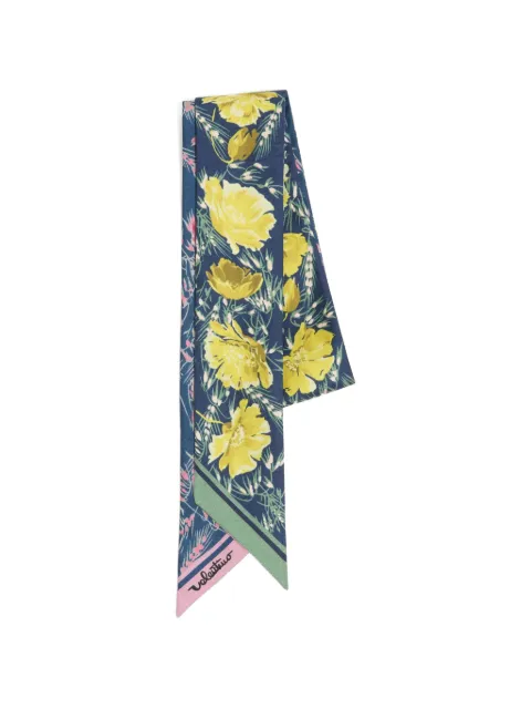Valentino Garavani  Apres l'Hiver poppies bandeau scarf in silk