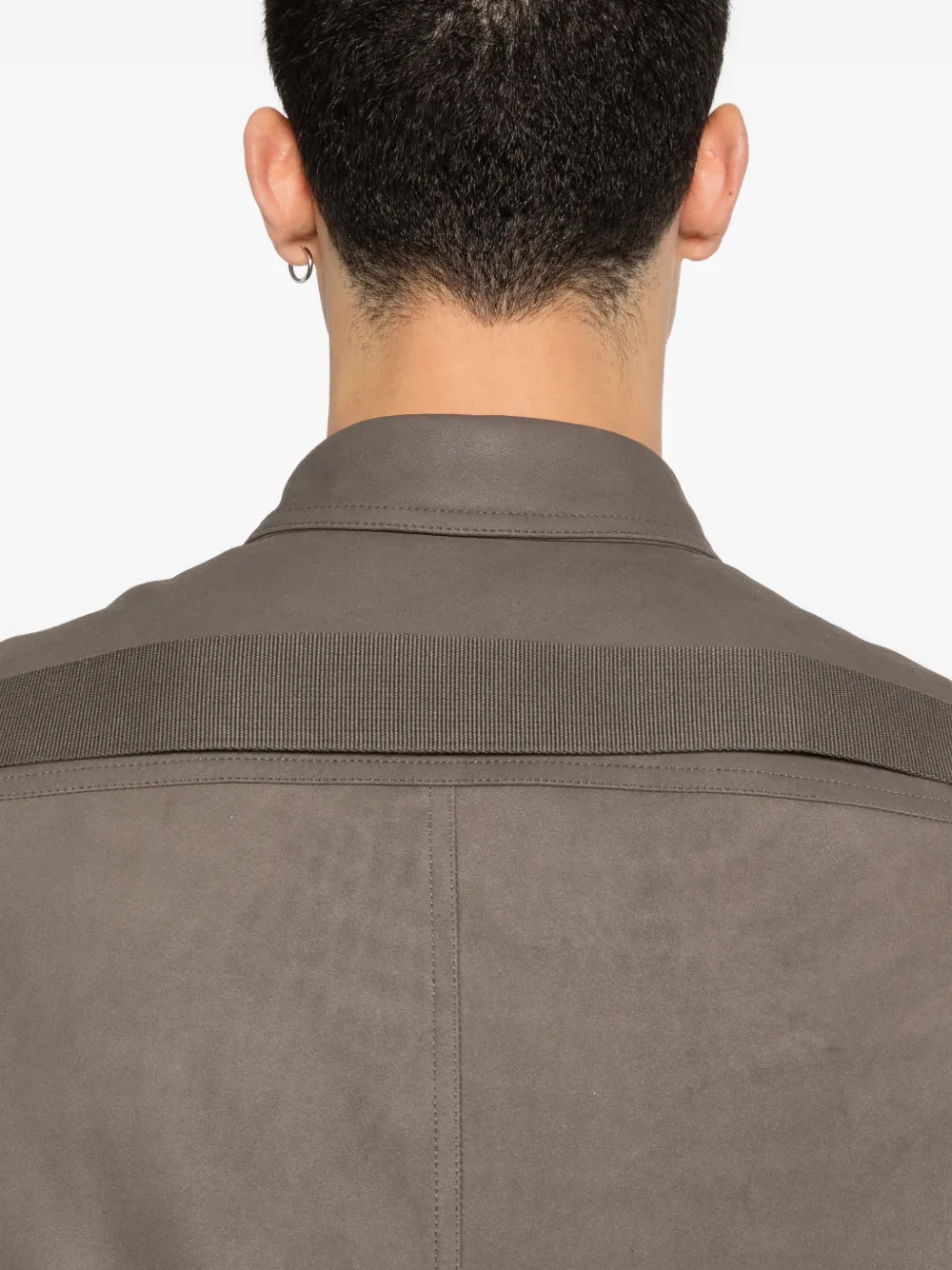 Rick Owens Jack met opgestikte zak Bruin