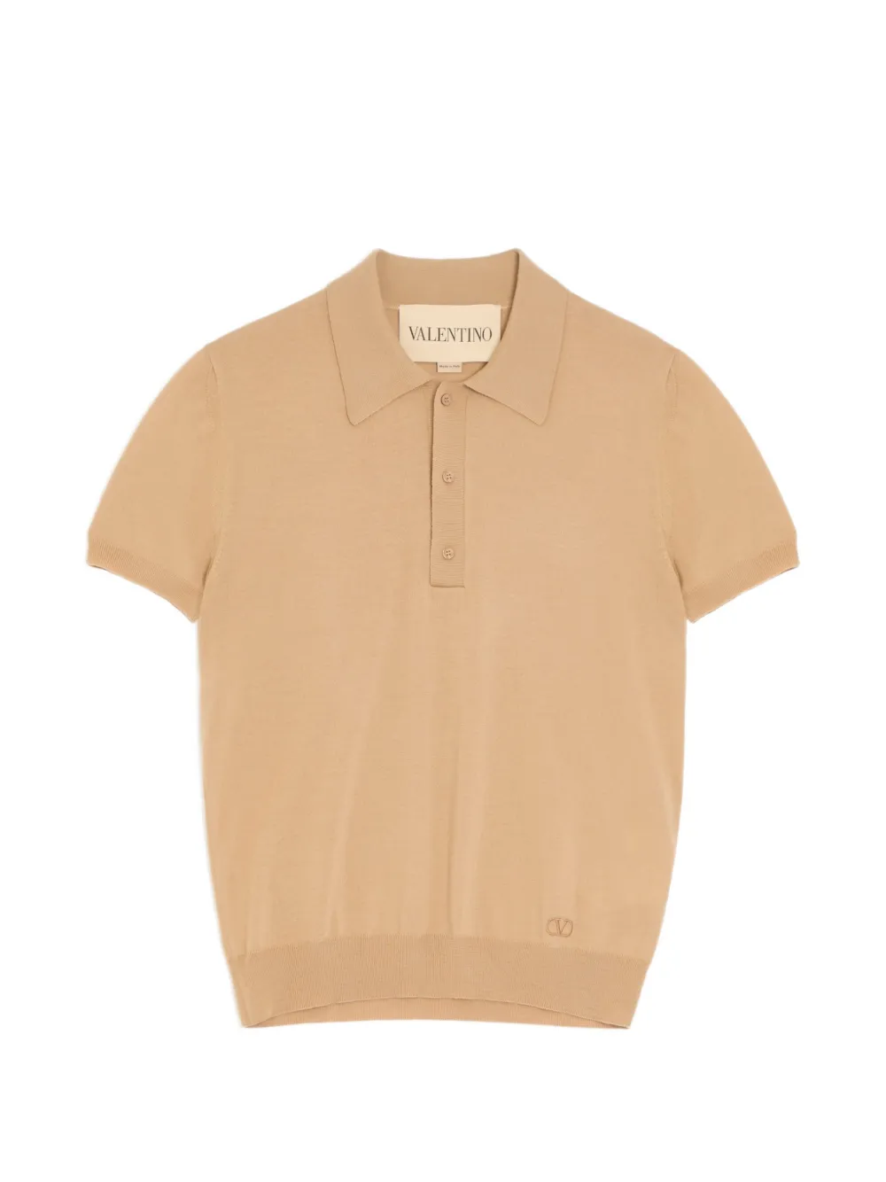 Valentino Garavani Polo con ricamo VLOGO - Toni neutri