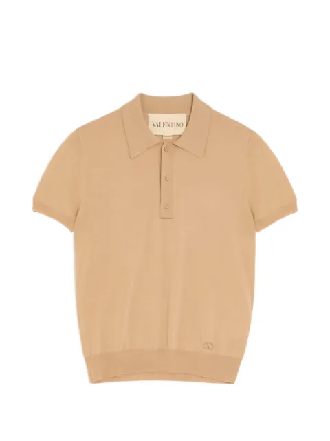 Valentino Garavani playera tipo polo con bordado VLogo