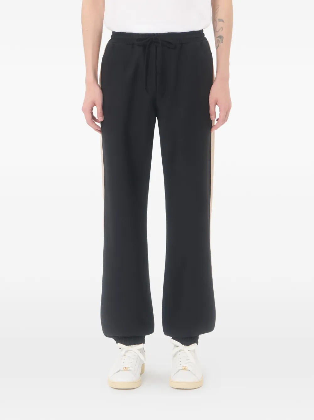 Valentino Garavani Nylon broek met VGold Zwart