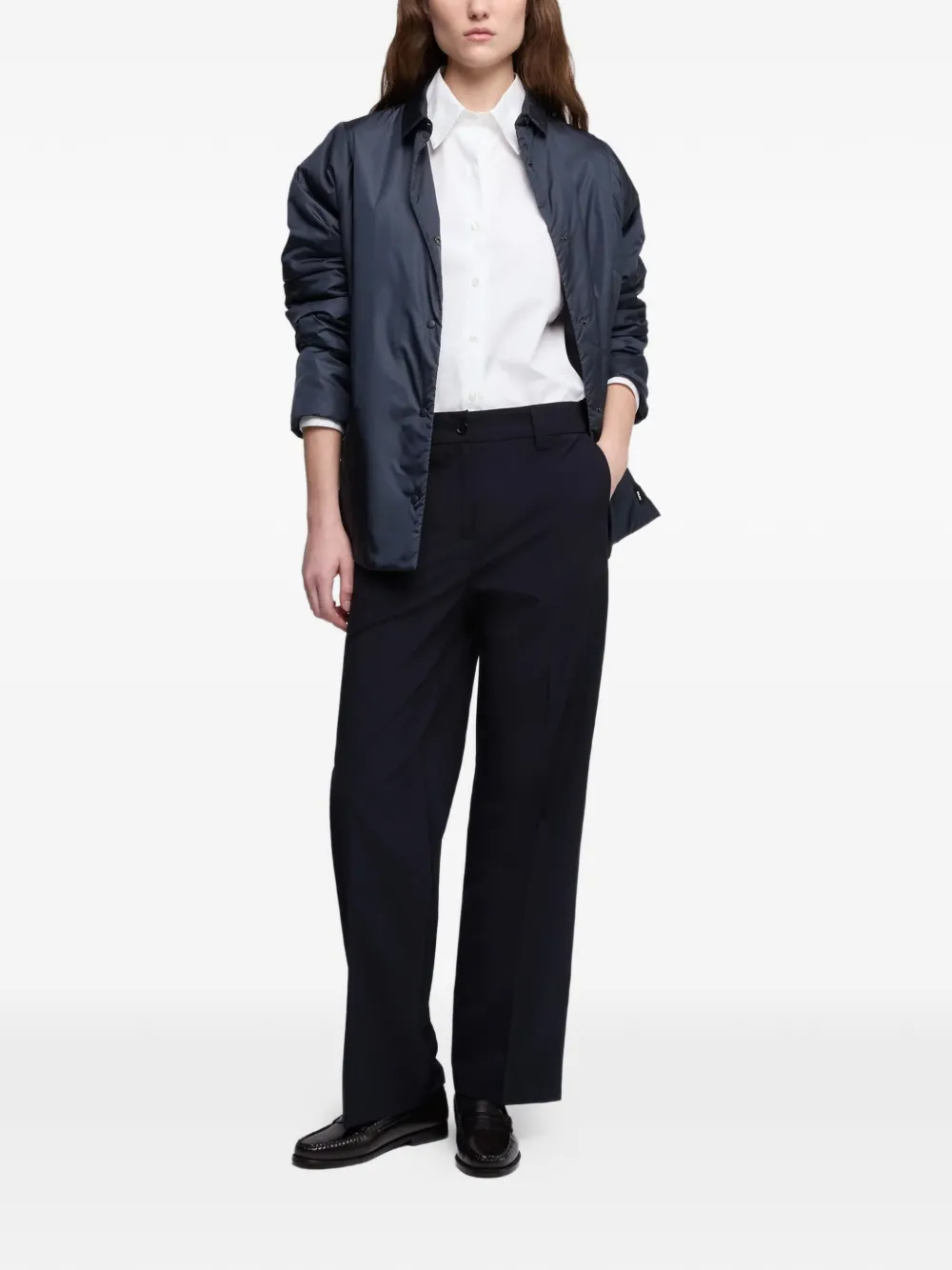  Aspesi Button Dropped-shoulder Shirt - White 