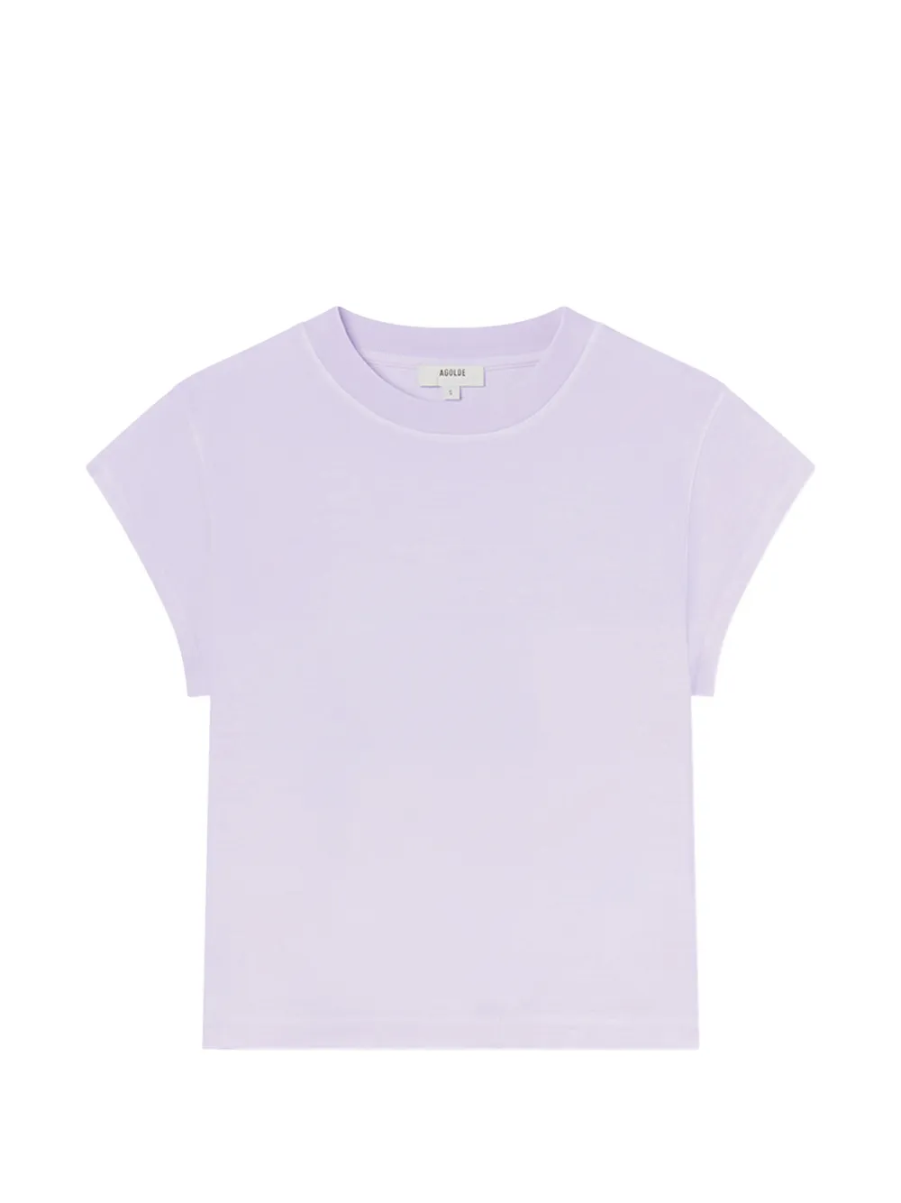 AGOLDE Bryce cap-sleeve T-shirt - Violett