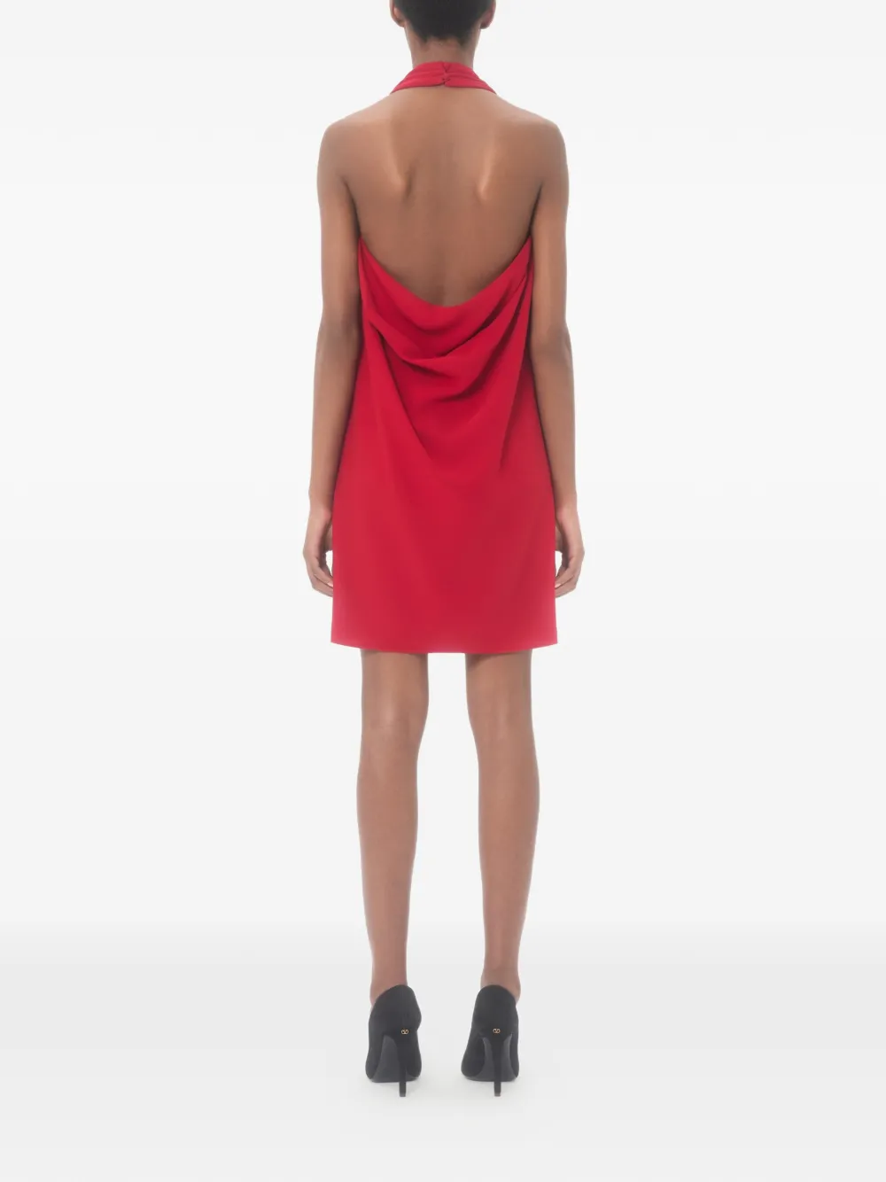 Valentino Garavani Cady Couture mini-jurk Rood