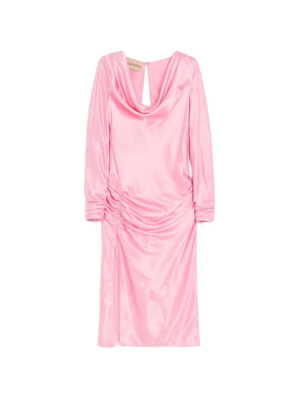 Valentino Garavani crepe satin midi dress - Rosa