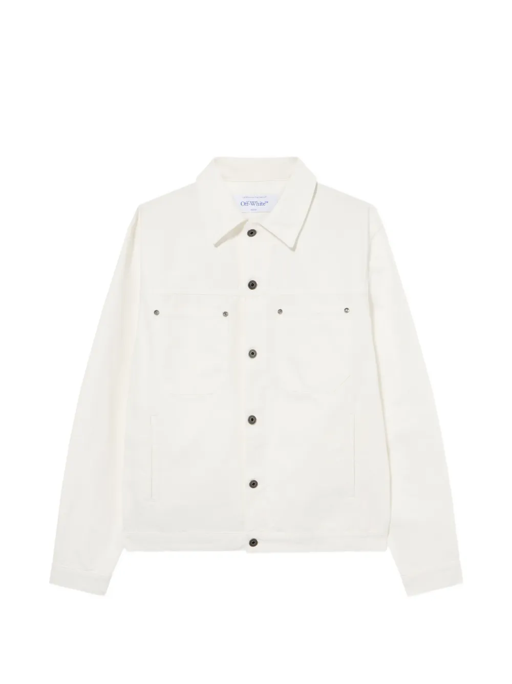 Off-White arrow denim jacket - Bianco