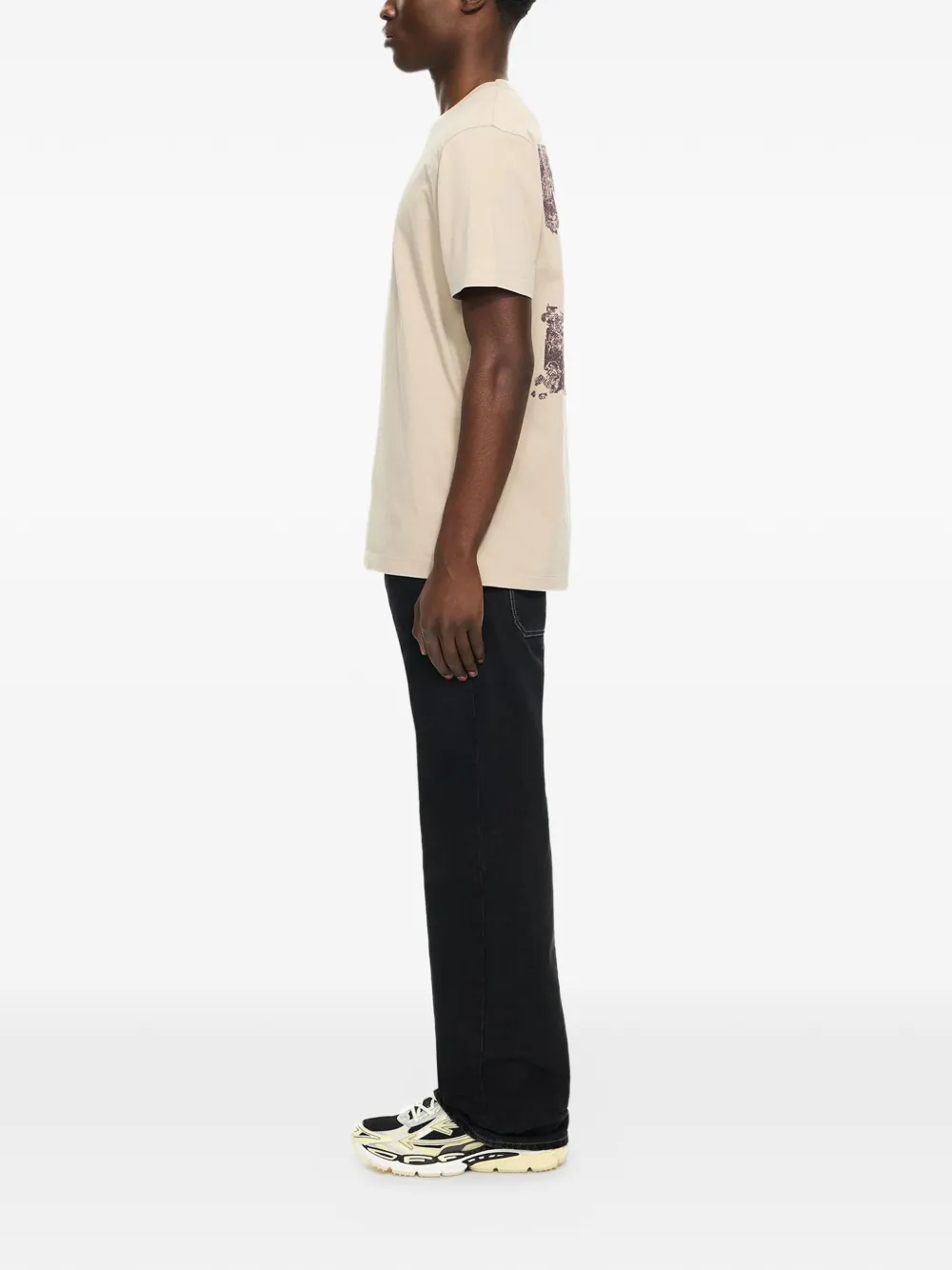  Off-white Straight Jeans - Black 