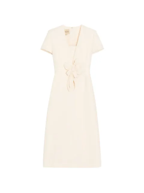 Valentino Garavani embroidered crepe couture dress