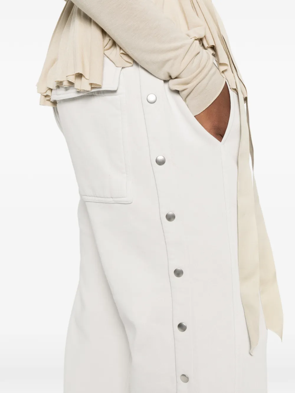 Rick Owens DRKSHDW Broek met trekkoord Beige