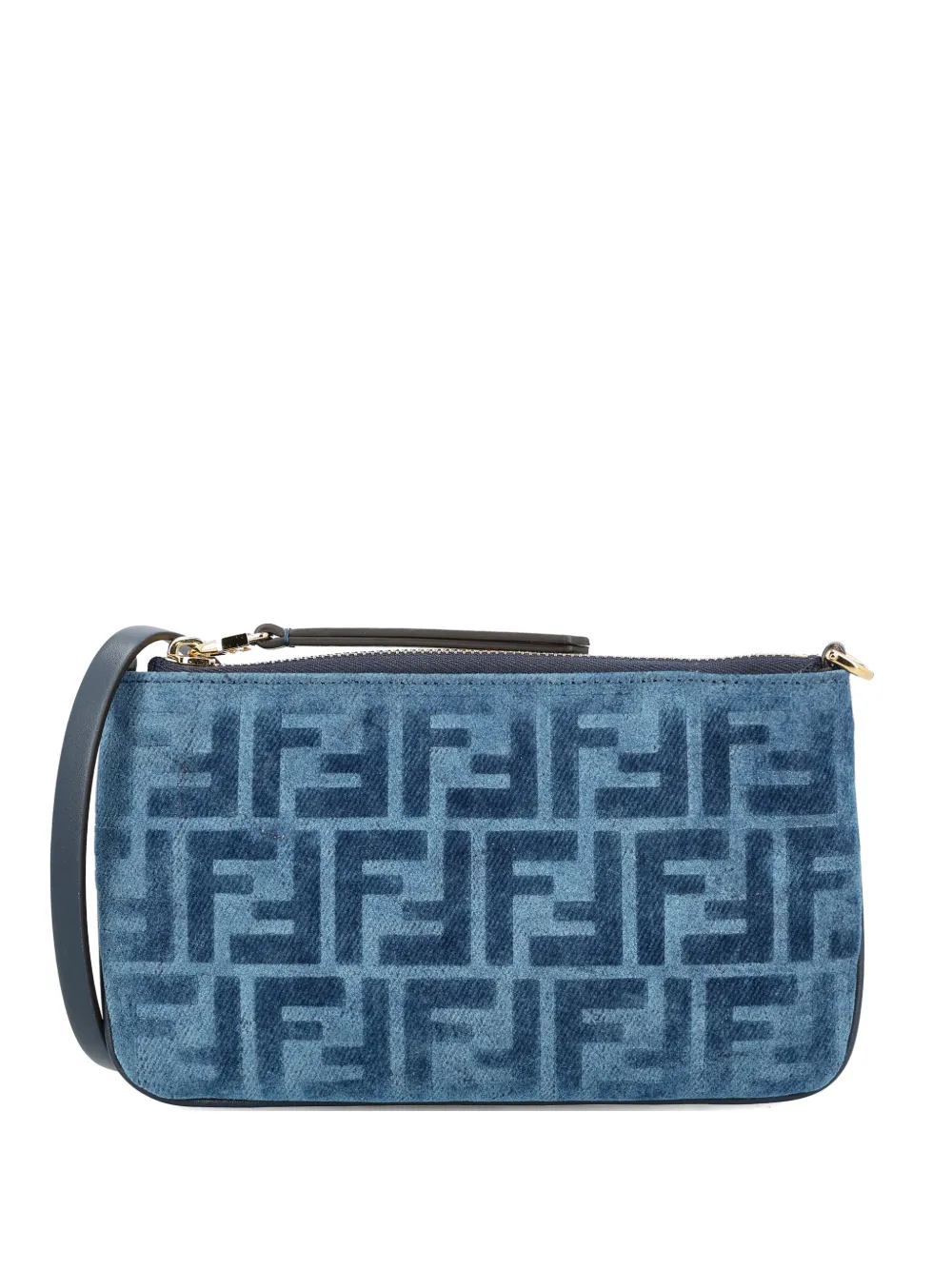 FENDI Baguette flat tote bag - Blu