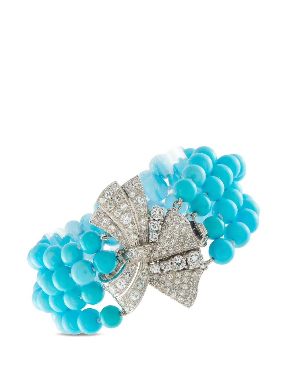 LB Exclusive diamond and turquoise bracelet - Argento