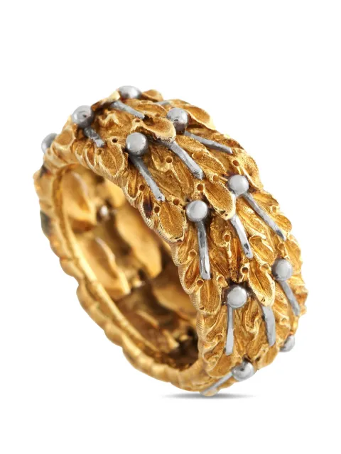 Buccellati leaf-motif ring