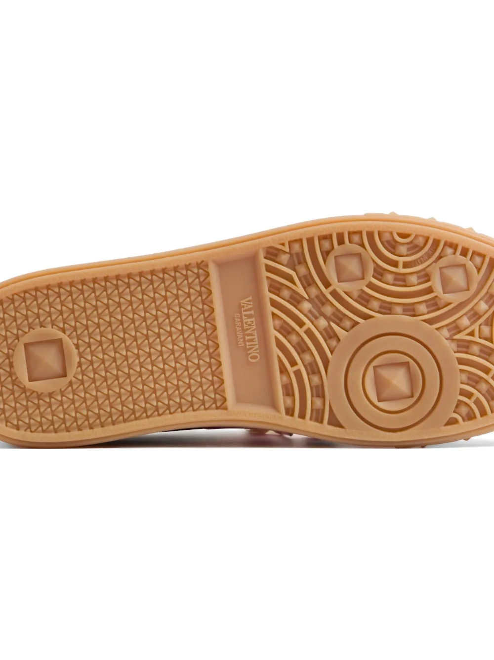 Valentino Garavani Upvillage low-top sneakers van splitleer en kalfsleer Blauw