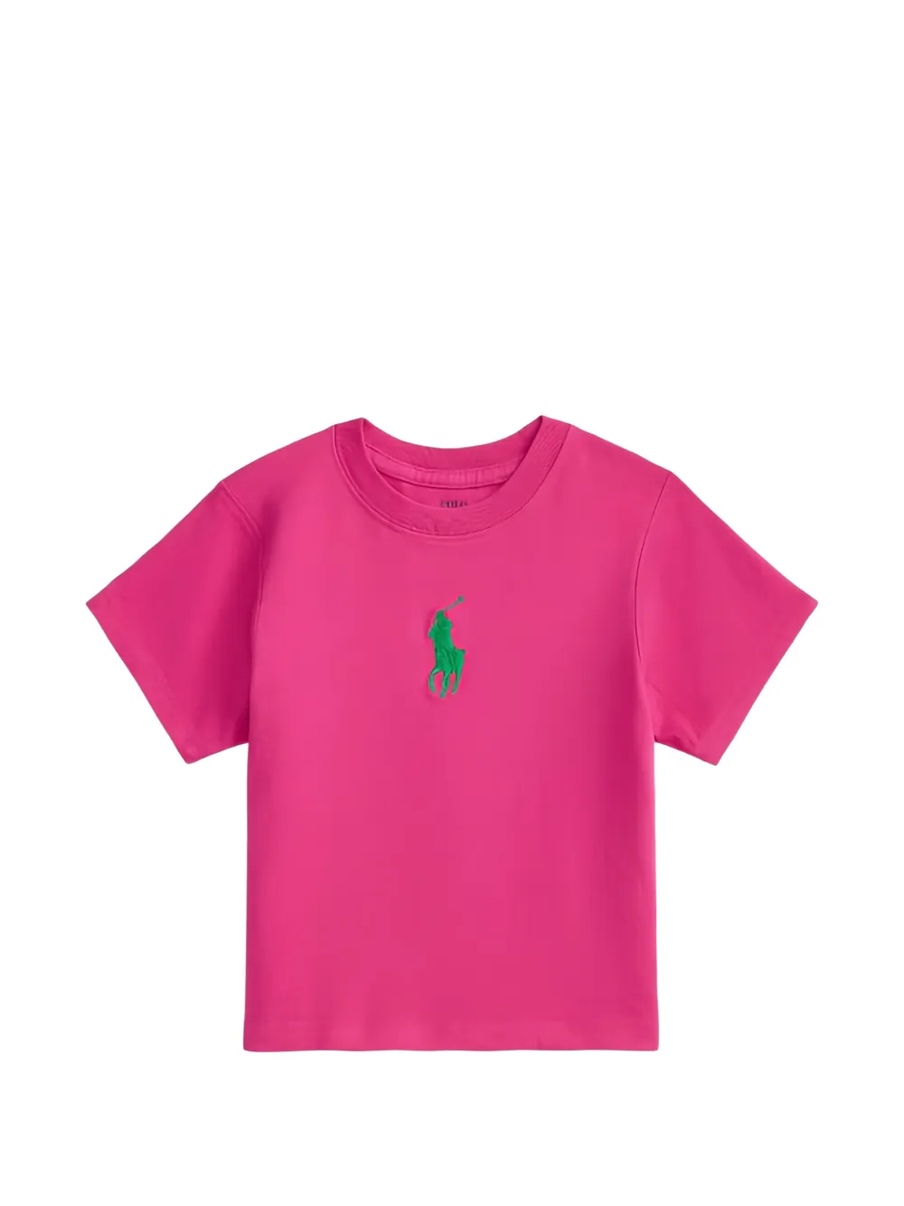 POLO RALPH LAUREN KIDS embroidered T-shirt - Rosa