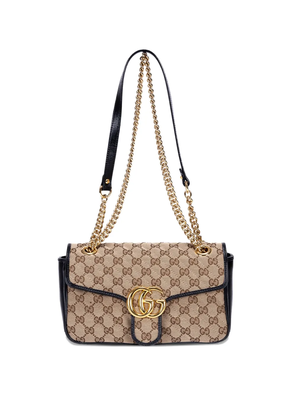 Gucci Pre-Owned GG Marmont chain shoulder bag - Toni neutri