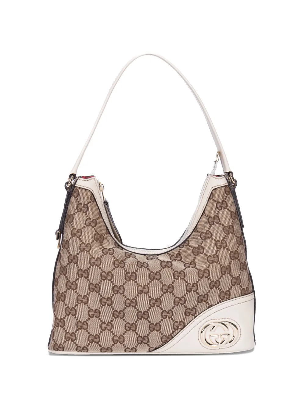 Gucci Pre-Owned GG canvas logo handbag - Toni neutri