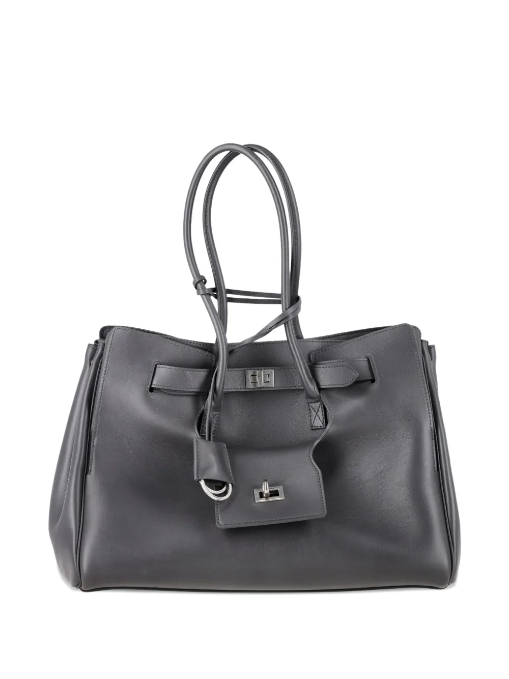 Balenciaga Pre-Owned medium Bel Air leather tote bag - Grigio