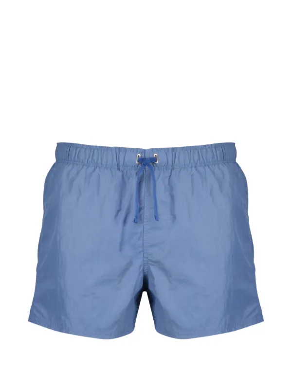 Givenchy Swim Shorts with Paris Embroidery in Blue
