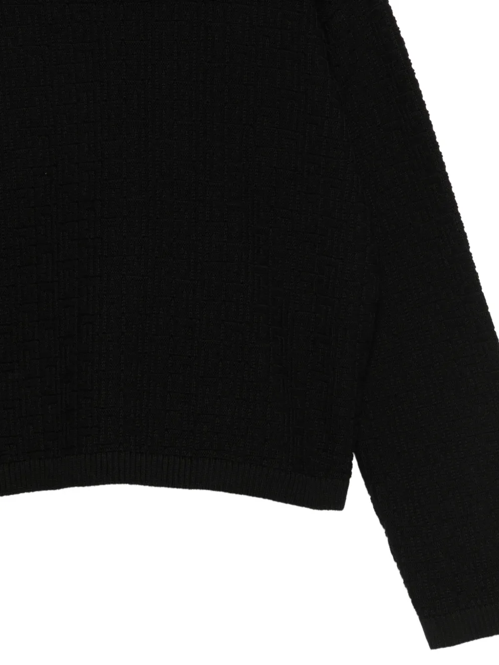 Balmain Kids Pull En Coton - Noir 