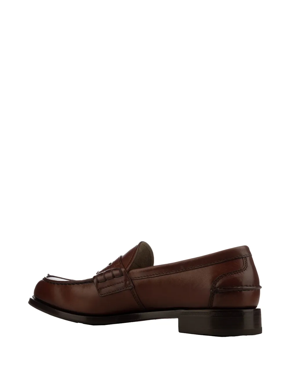 Prada tassel leather loafers Bruin