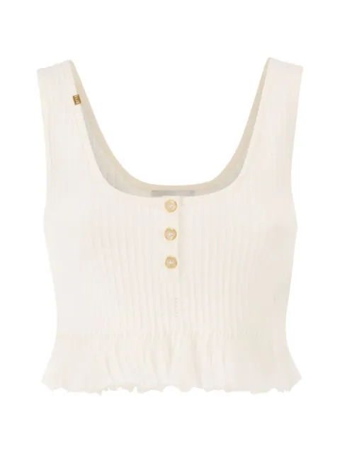 Elisabetta Franchi button-detail top