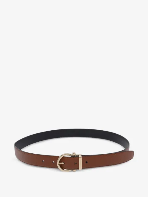 Ferragamo ceinture Gancini à design réversible