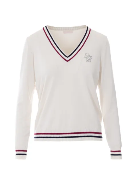 LIU JO Pullover mit V-Ausschnitt