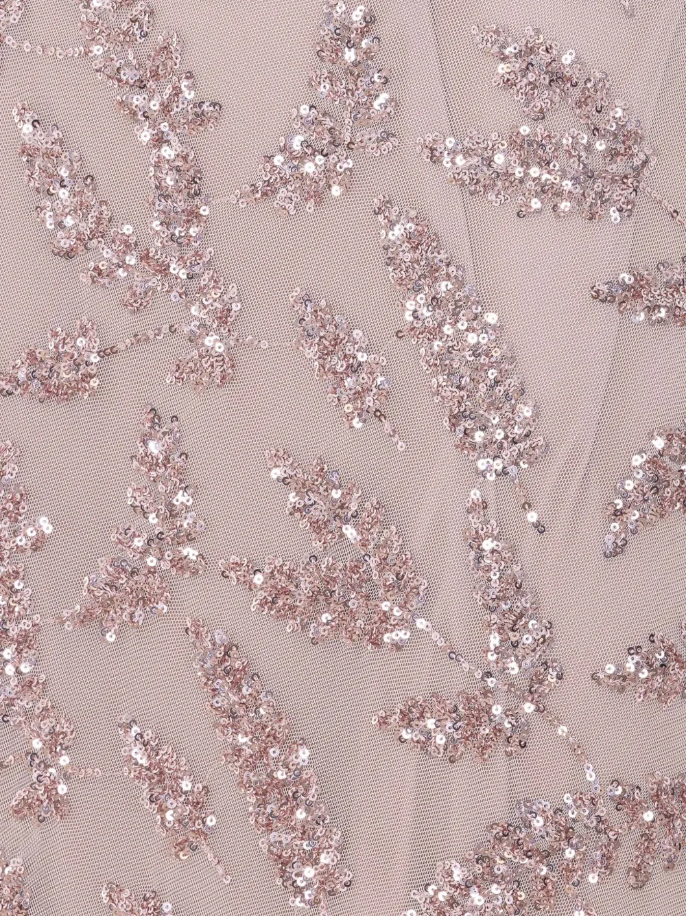  Aniye By Uma Embroidered Sequined Maxi Dress - Neutrals 