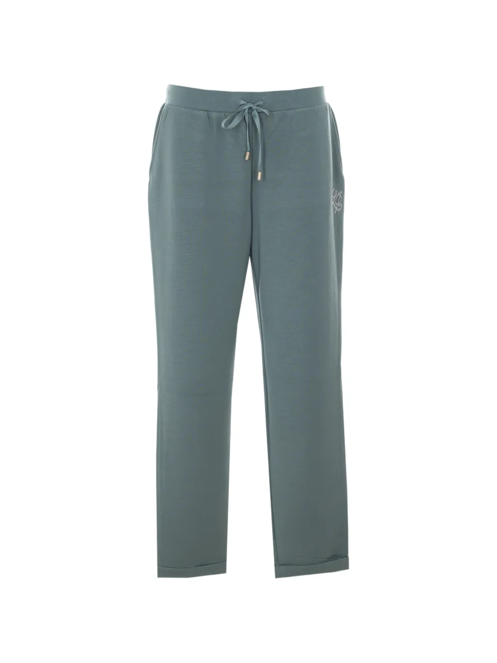 LIU JO drawstring logo track pants - Verde