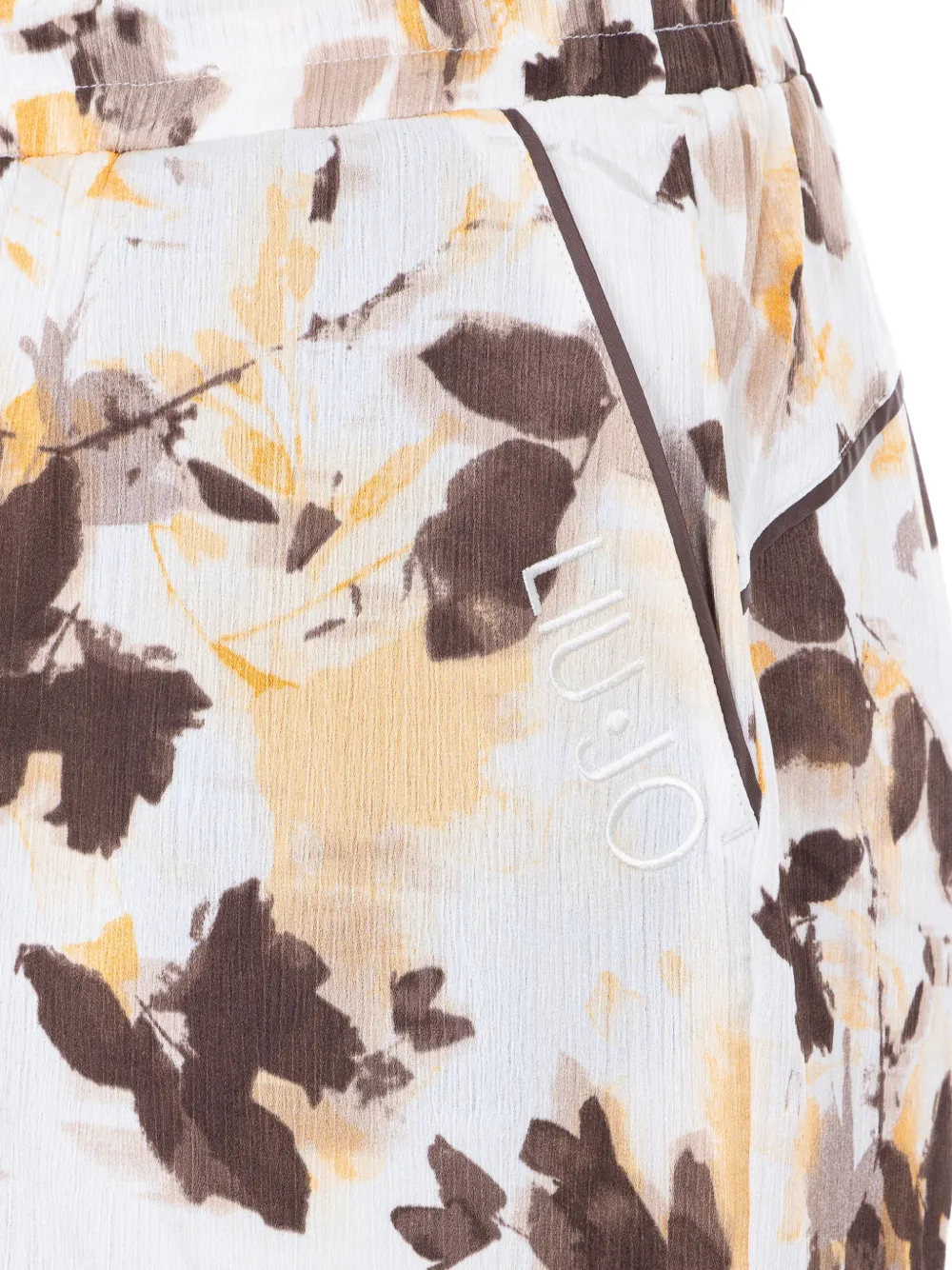  Liu Jo Printed Trousers - White 