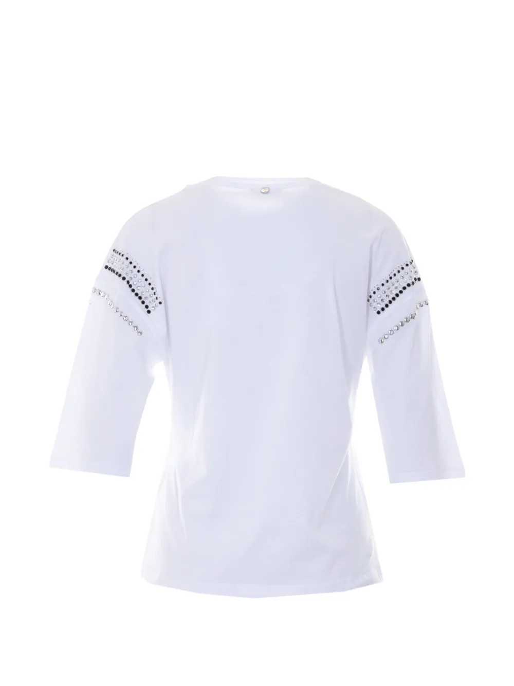 LIU JO T-shirt met studdetails Wit