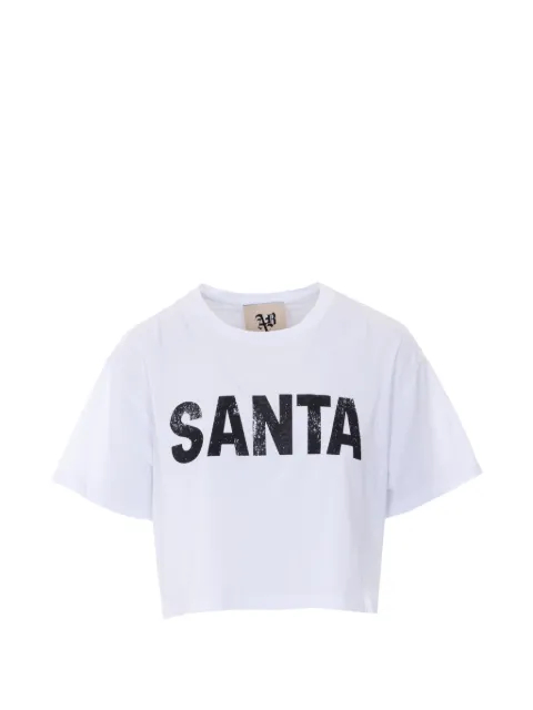 Aniye By Santa cropped T-shirt