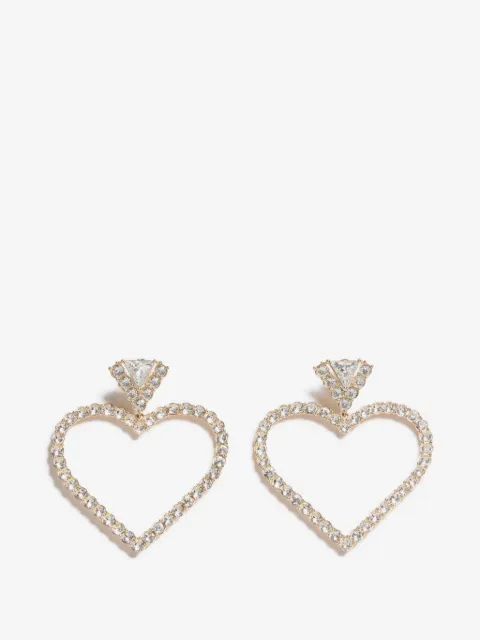 Valentino Garavani Coeur Royal earrings in metal and Swarovski® crystals