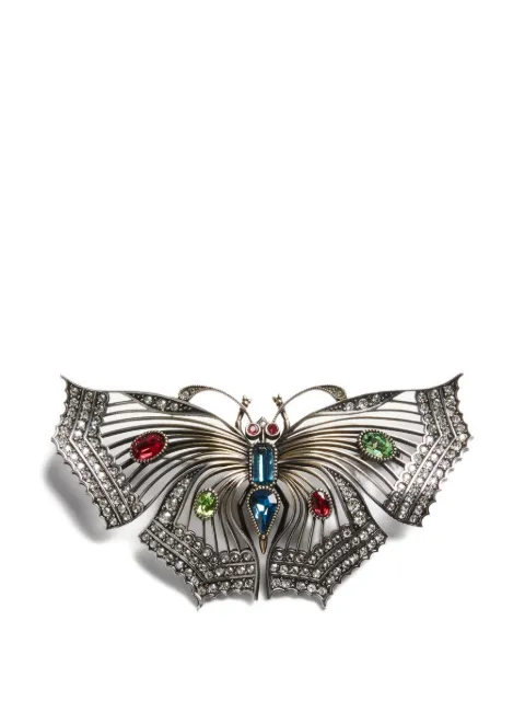 Valentino Garavani vouloirvoler brooch in metal and crystals
