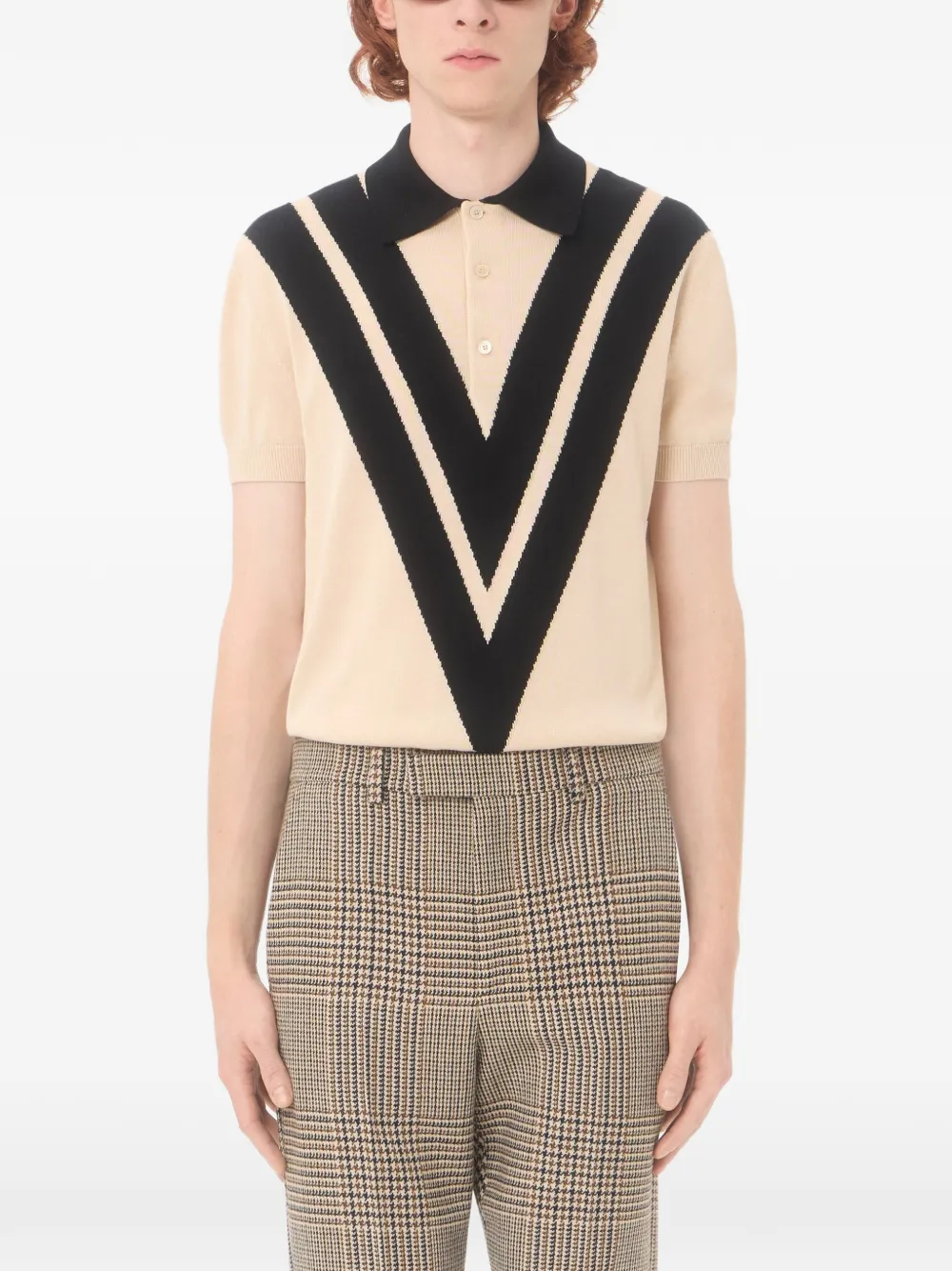 Valentino Garavani Katoenen poloshirt Beige