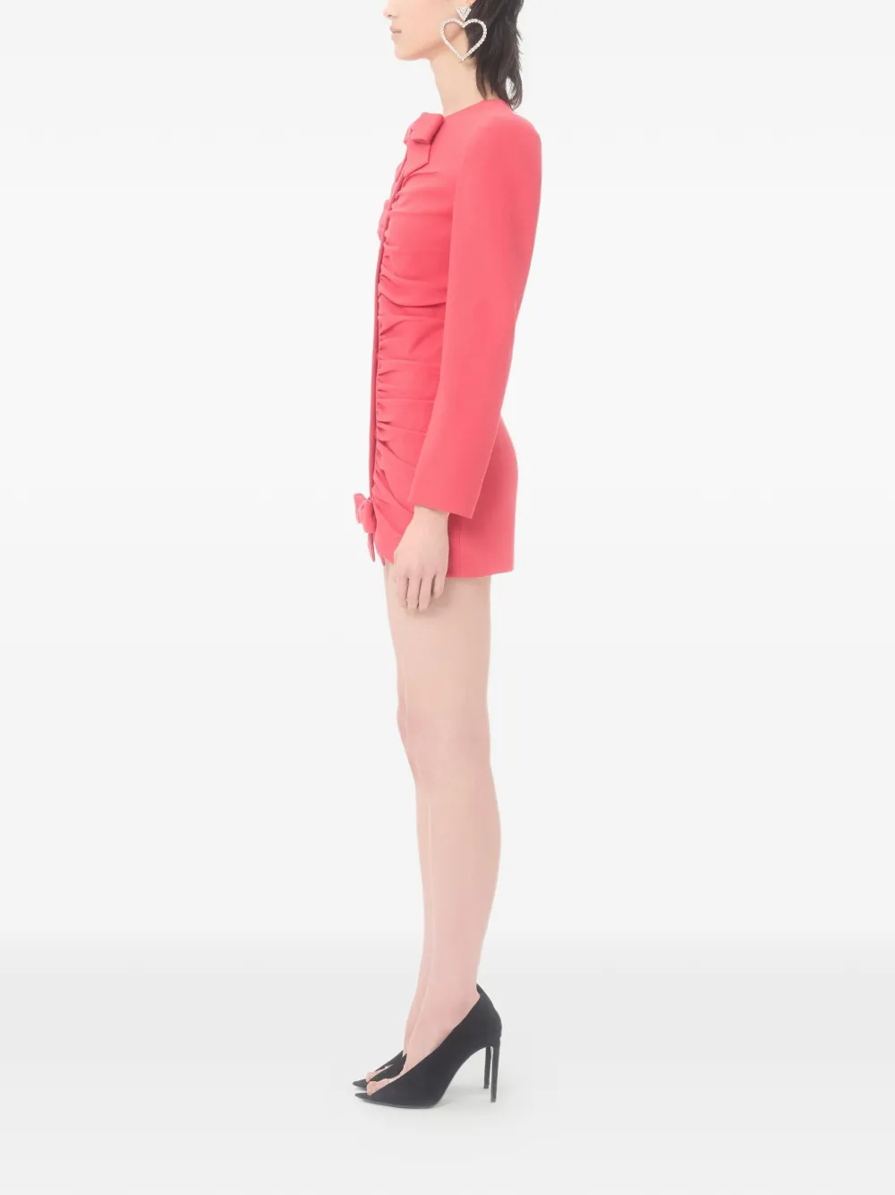 Valentino Garavani Crispy Light wollen jurk Roze