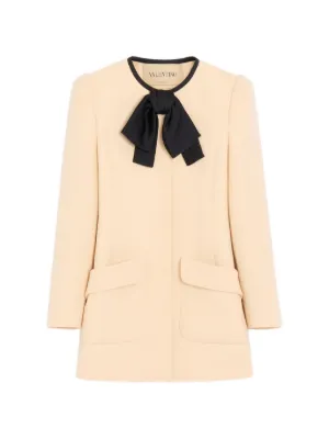 Valentino Garavani コンパクト ドレープ コート | レッド | FARFETCH JP