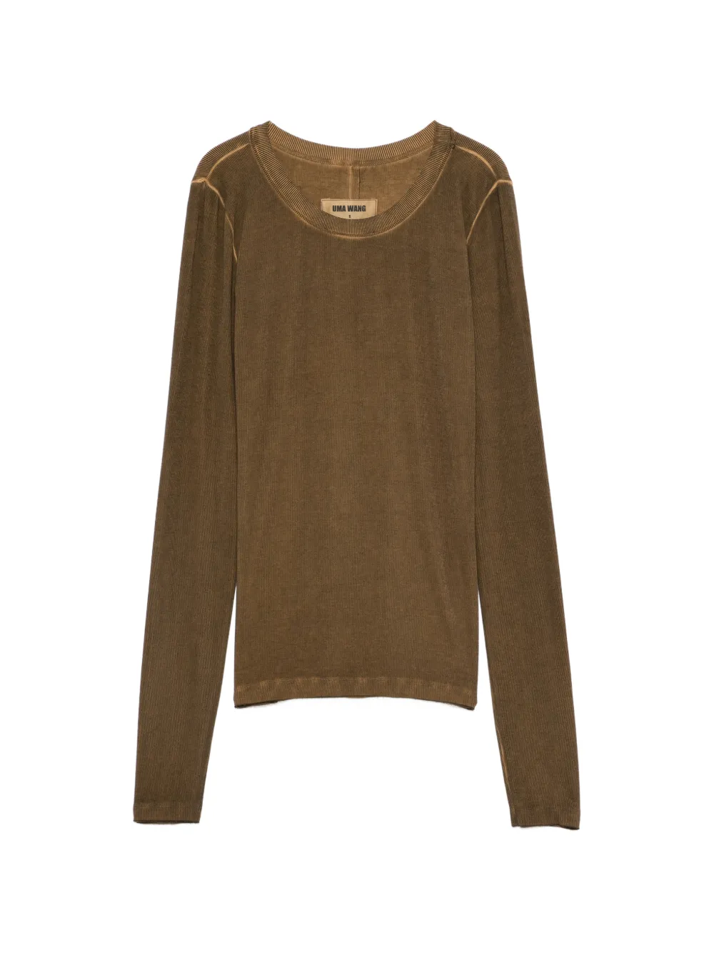 Uma Wang crewneck blouse - Marrone