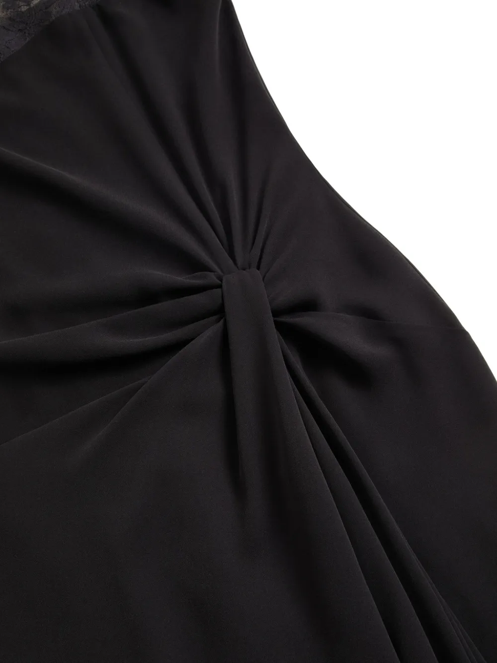 Valentino Garavani Georgette midi-jurk Zwart