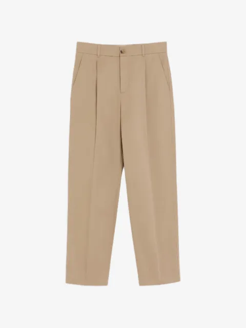 Valentino Garavani trousers in cotton gabardine with VLogo embroidery