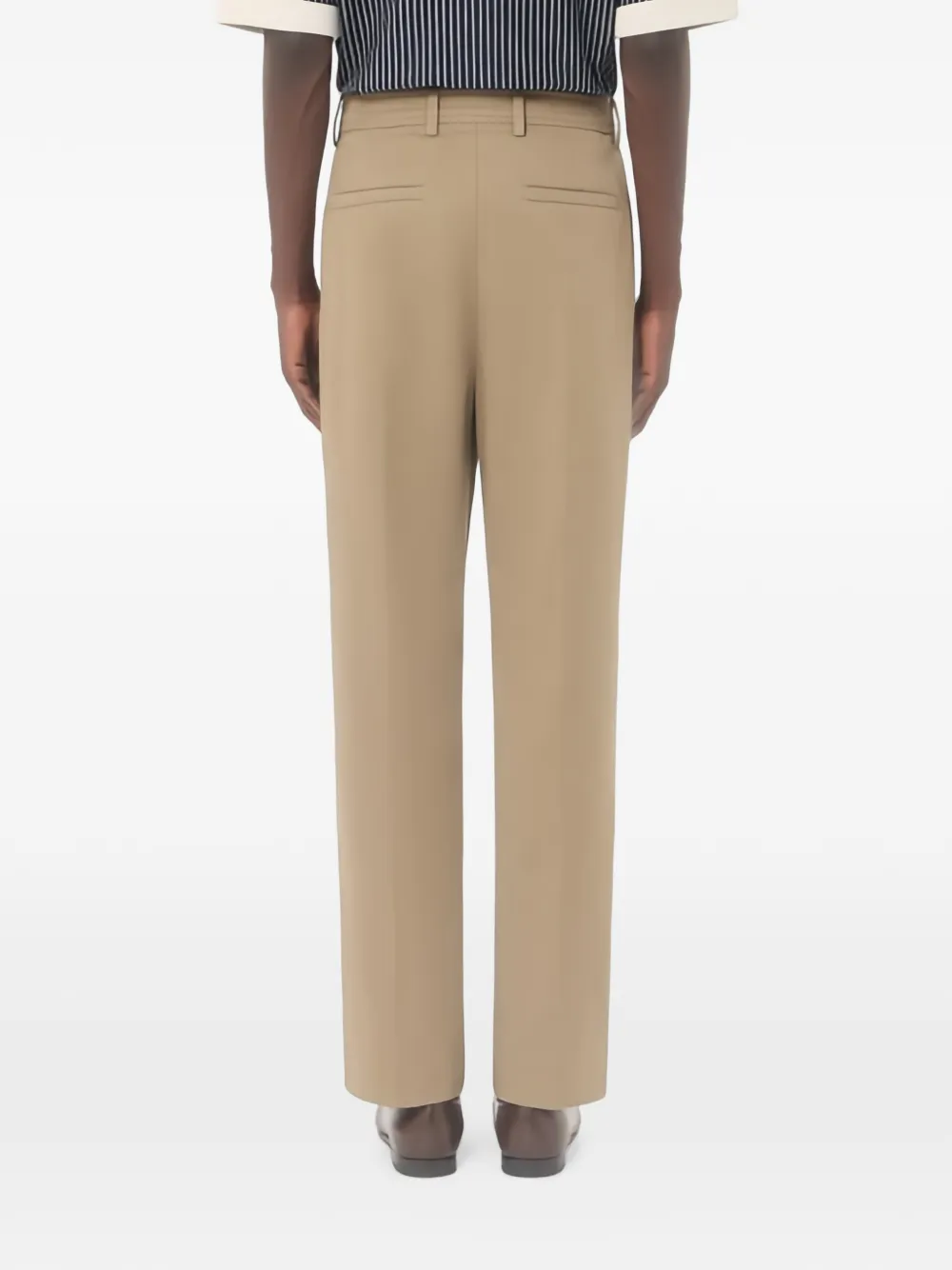 Valentino Garavani Straight plooibroek Beige