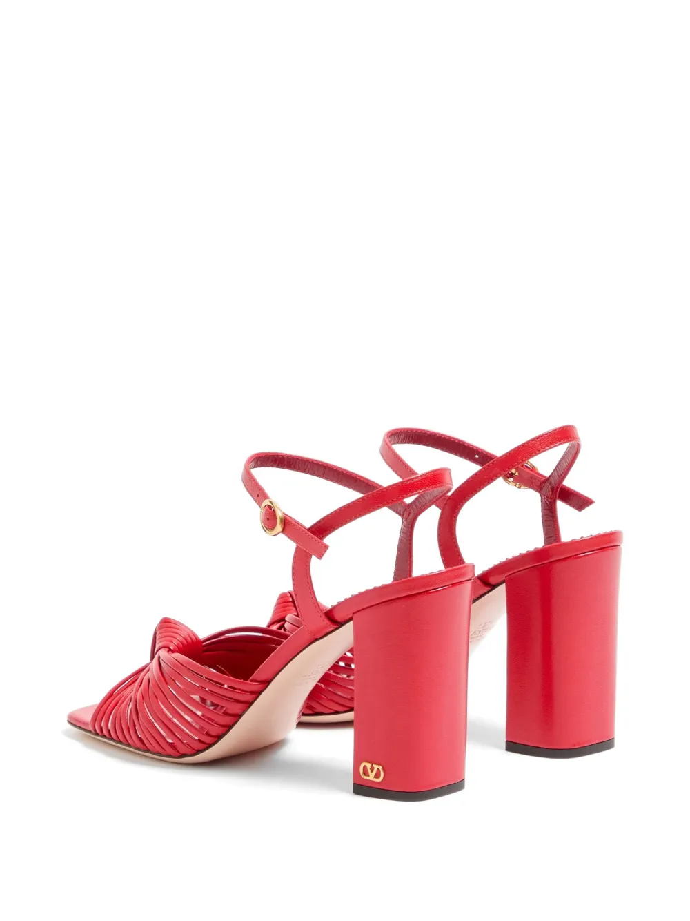 Valentino Garavani Annet kidskin sandalen 90 mm Rood