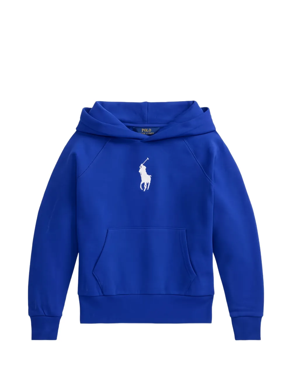 POLO RALPH LAUREN KIDS hooded pouch sweatshirt - Blu