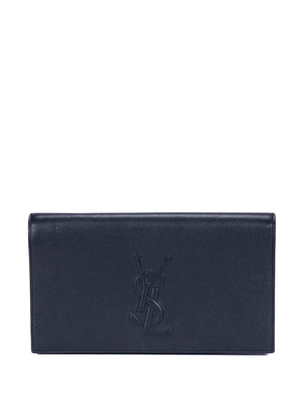 Saint Laurent Pre-Owned Belle de Jour logo leather wallet - Nero