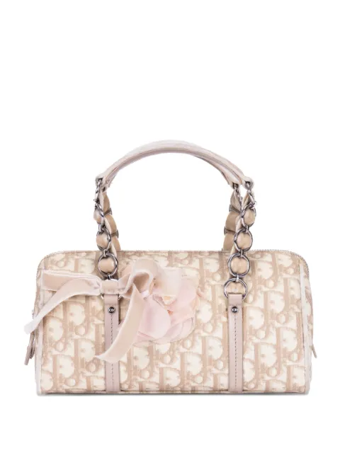 Christian Dior Pre-Owned Diorissimo Oblique flower appliqué handbag