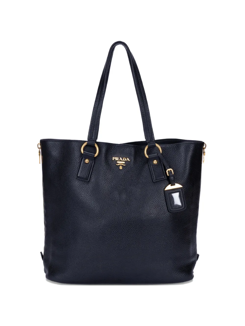 Prada Pre-Owned calf leather tote bag - Nero