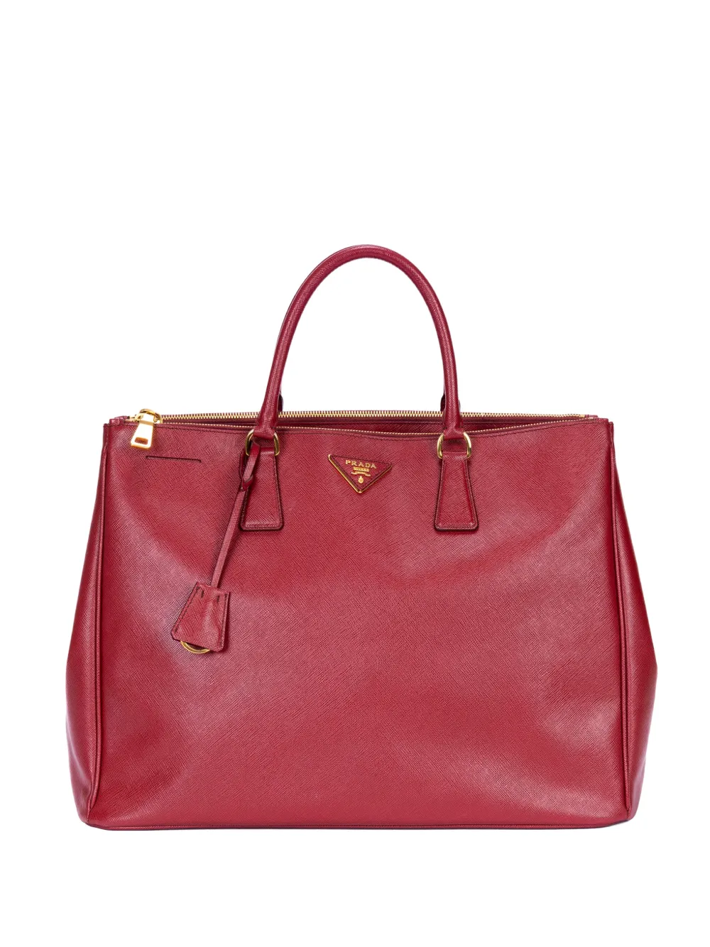 Prada Pre-Owned Saffiano Lux leather tote bag - Rosso